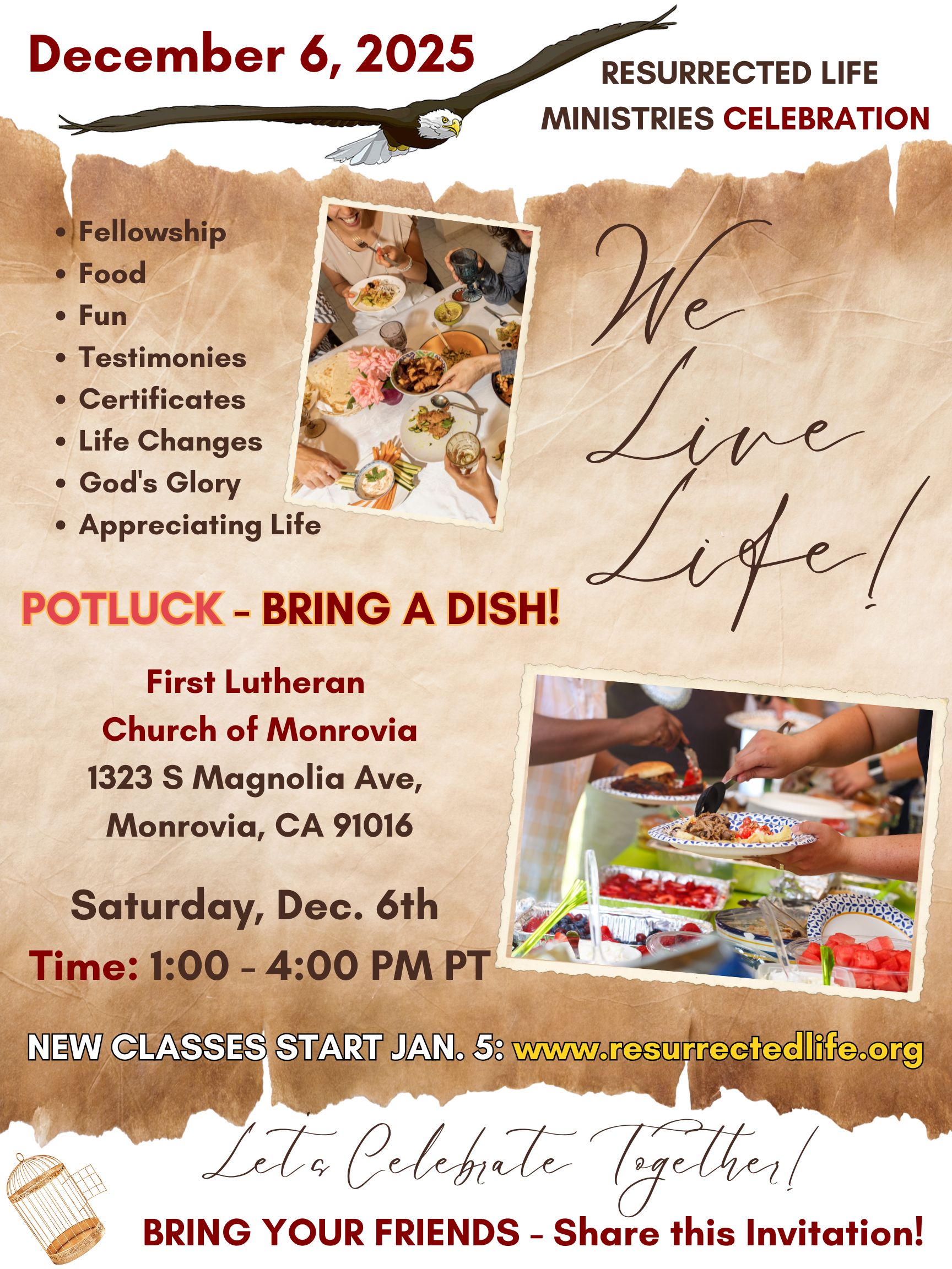 RLM Classes start January, May and September